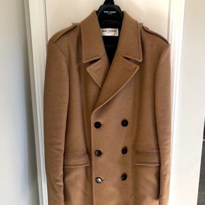 Saint Laurent Men’s Double Breasted Coat
